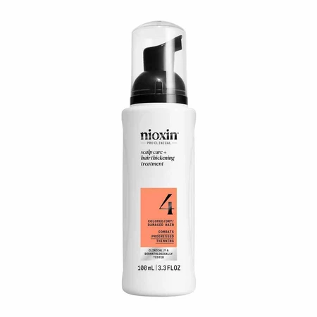 Nioxin System 4 Leave-In Treatment для окрашенных/сухих/поврежденных волос и усиленного выпадения 100 мл: цены и характеристики
