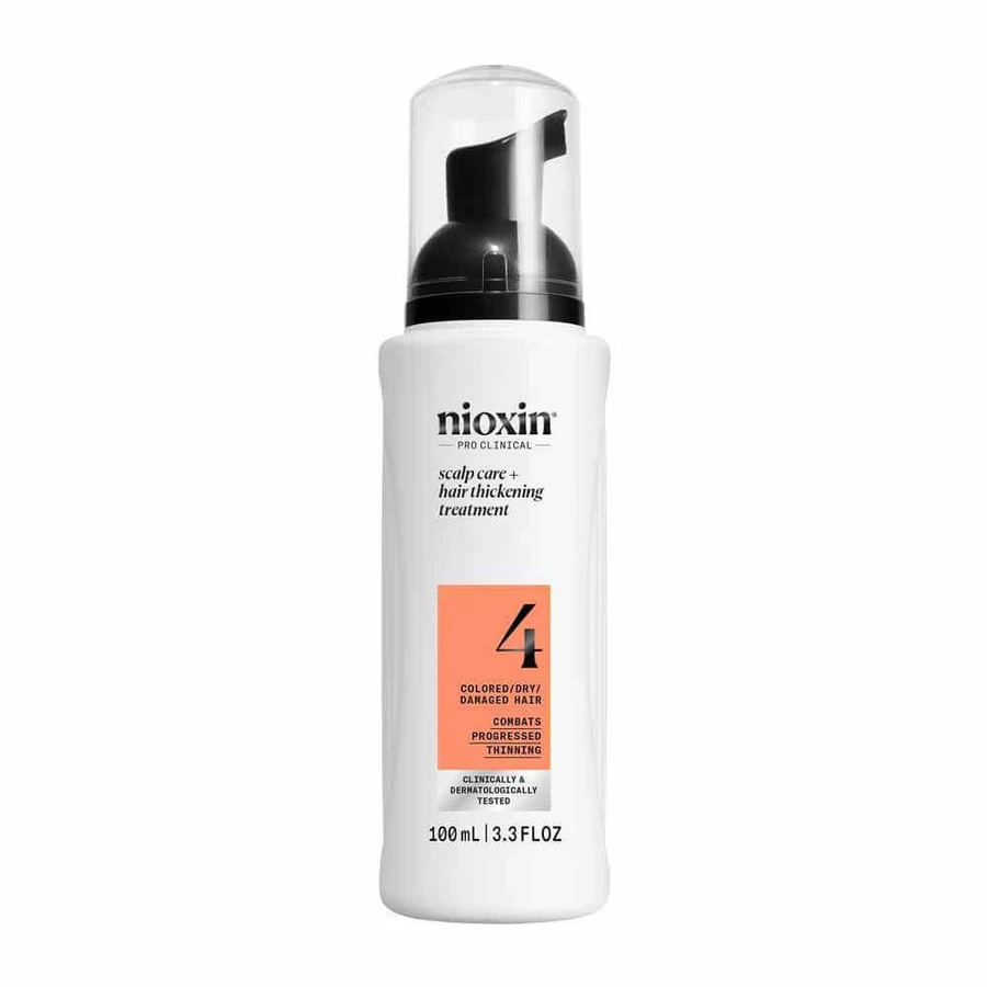 Nioxin System 4 Leave-In Treatment для окрашенных/сухих/поврежденных волос и усиленного выпадения 100 мл: цены и характеристики