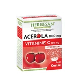 Herbesan Acerola 1000 мг Витамин C 180 мг Вишневый вкус 30 таблеток