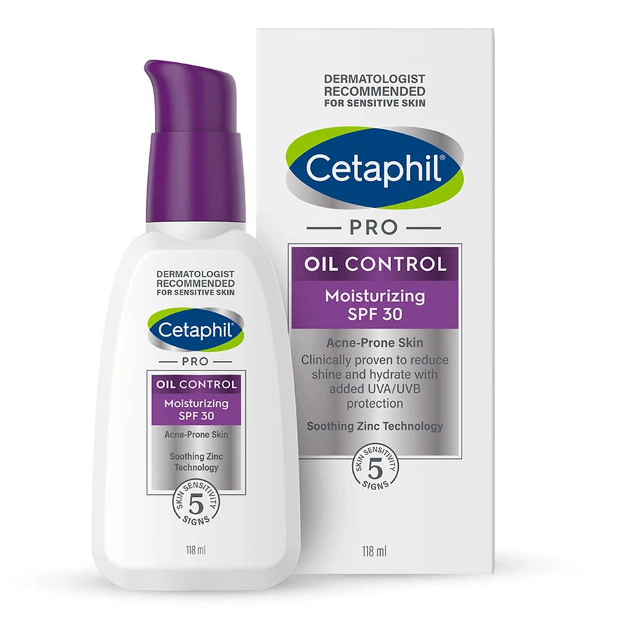 Cetaphil PRO Oil Control, крем увлажняющий и матирующий, против акне, SPF 30, 118 мл + крем увлажняющий для лица с гиалуроновой кислотой, 48 мл бесплатно: цены и характеристики