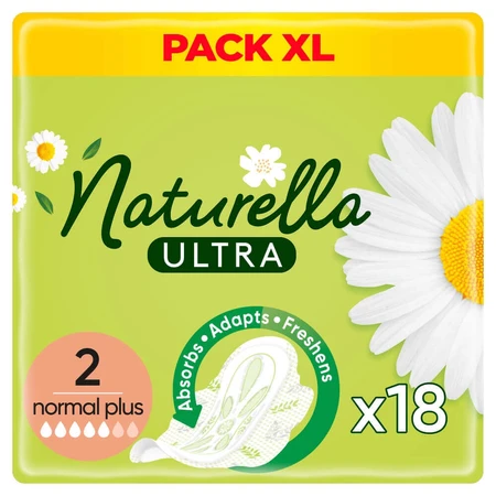 Naturella Ultra, гігієнічні серветки з крильцями, Normal plus, 18 шт.: ціни та характеристики