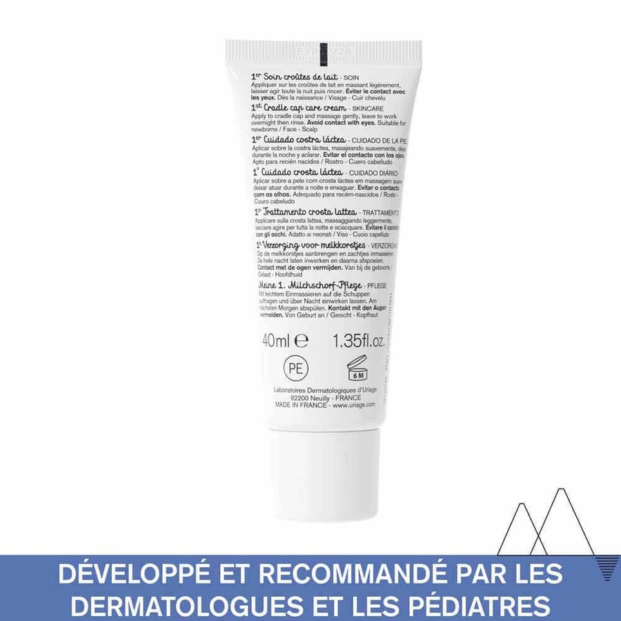 Uriage Baby Milk Crust Face And Scalp Bebe 1er Soin - Uriage 40ml: цены и характеристики