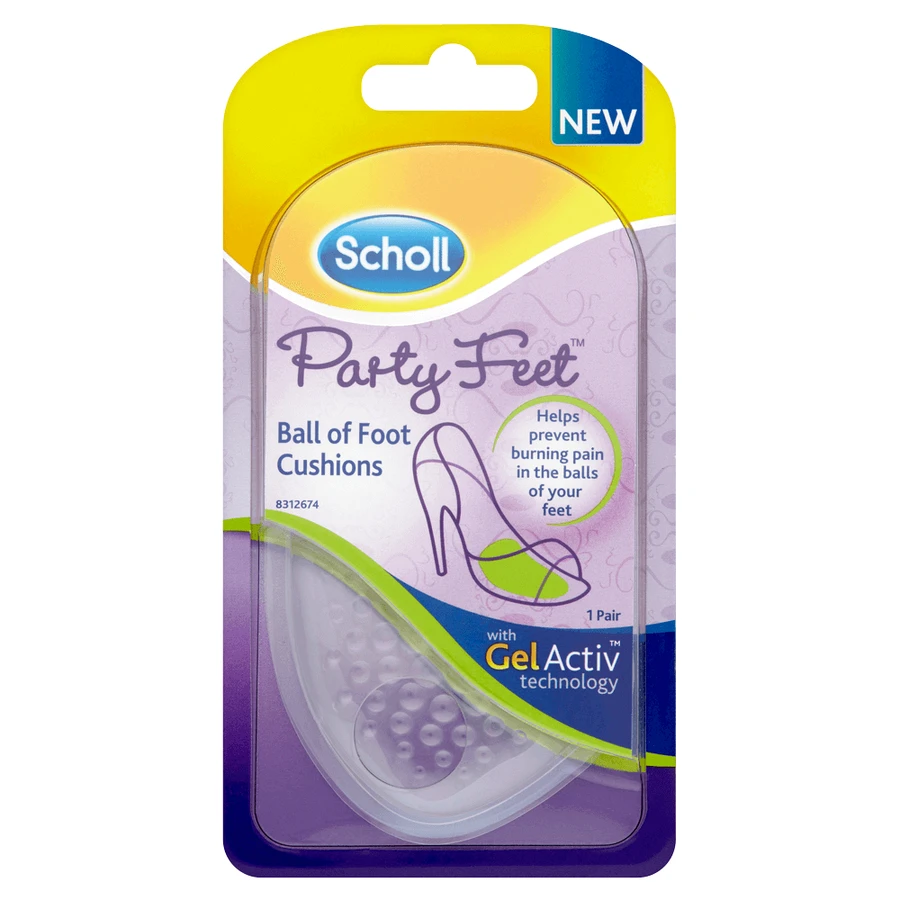 Гель для ніг Party Feet Gel Party Feet, 1 пара, Scholl: ціни та характеристики