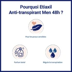 Etiaxil Антиперспирант-спрей для мужчин 48 часов без алюминия Peaux Sensibles 2x150 мл: цены и характеристики