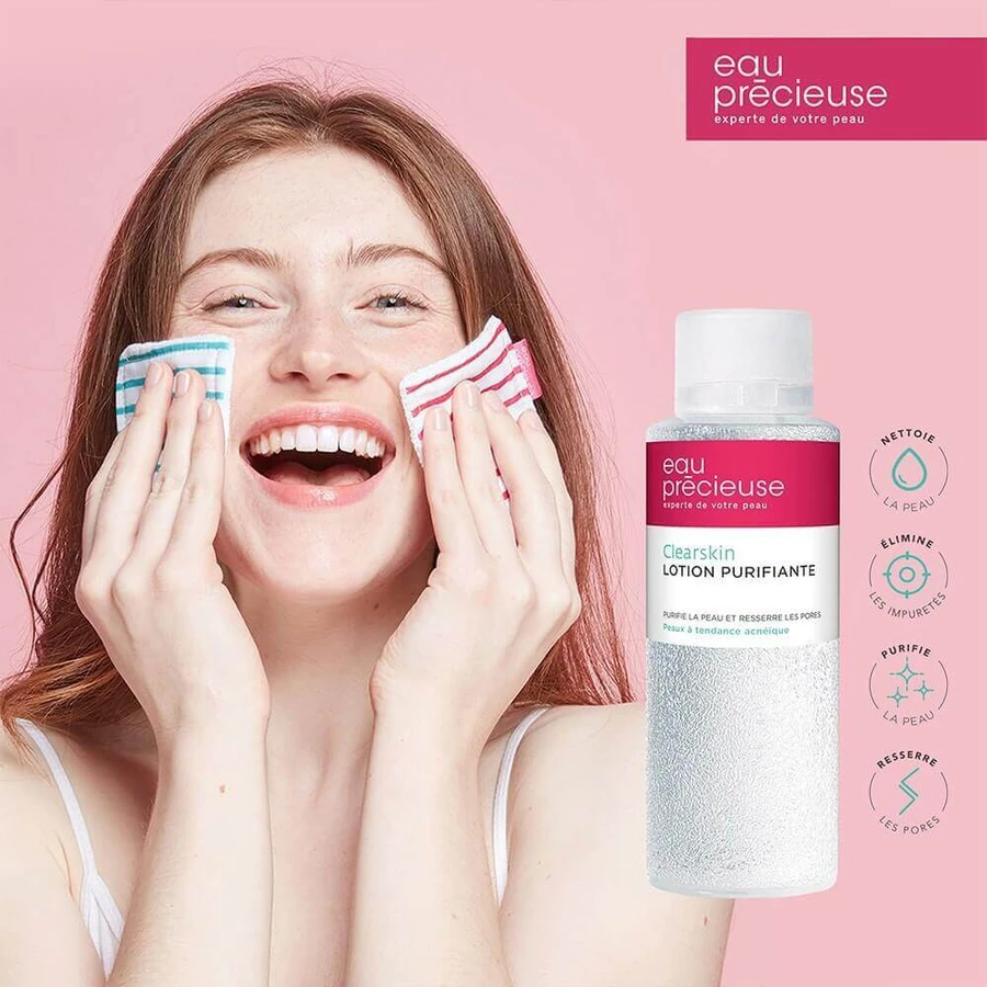 Очищуючий лосьйон Eau Precieuse Очищуючий лосьйон для шкіри, схильної до акне 375мл: ціни та характеристики