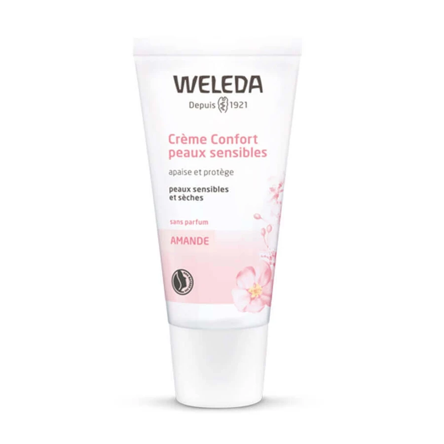 Weleda Миндальный крем для лица Абсолютный комфорт для чувствительной и сухой кожи Миндаль Weleda Peaux Sensibles Et Sèches 30 мл: цены и характеристики
