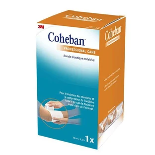 Еластичні бинти 3M Coheban когезивні білі 10смx3,5м