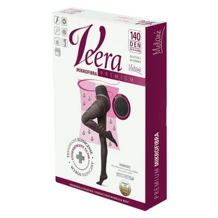 Компресійні колготки Veera Premium, з мікрофібри, 140 ден, розмір 3, меланж ПОЛАМАНА УПАКОВКА