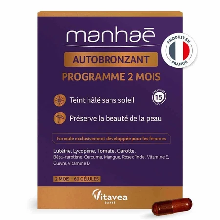 Самозагар Manhaé 60 капсул: ціни та характеристики