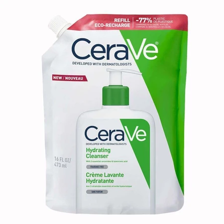 Cerave Body Cleanser Eco Recharge Crème Lavante Hydratante Visage Et Corps Peaux Normales A Sèches 473 мл: цены и характеристики