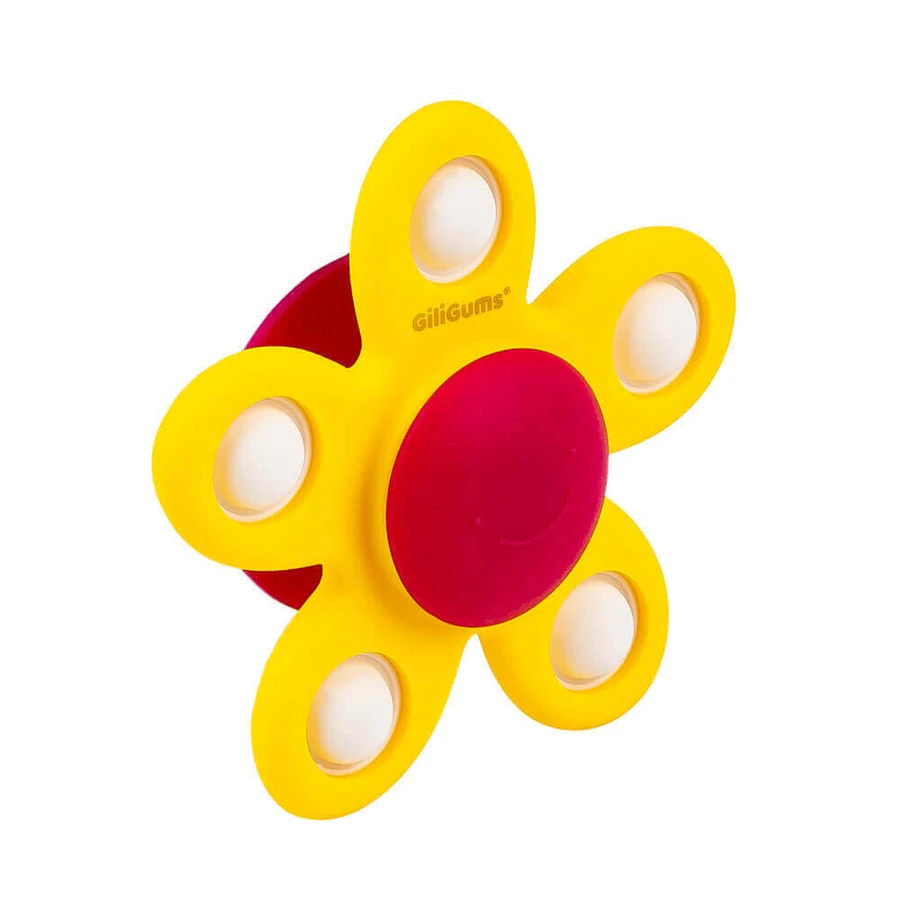 Dumel GiliGums, прорізувач, Twisted Pop It Flower, жовтий, від 3 місяців, 1 шт.: ціни та характеристики