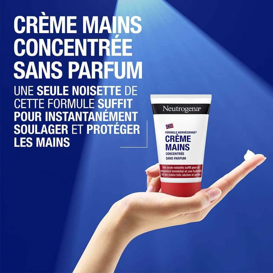 Заспокійливий крем для рук Neutrogena без віддушок, норвезька формула 50 мл: ціни та характеристики