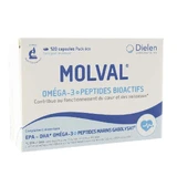 Dielen Molval 120 капсул Омега 3 + біологічно активні пептиди