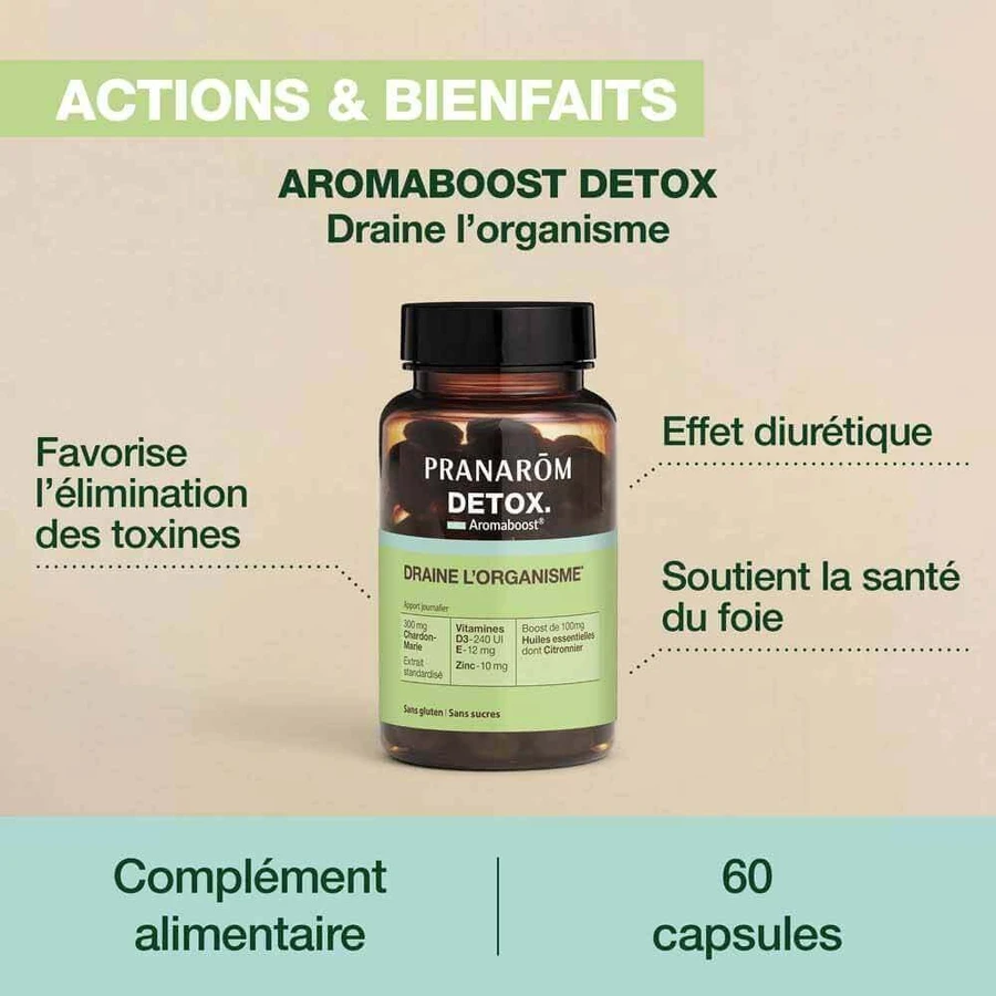 Pranarôm Aromaboost Detox 60 Caspole: ціни та характеристики