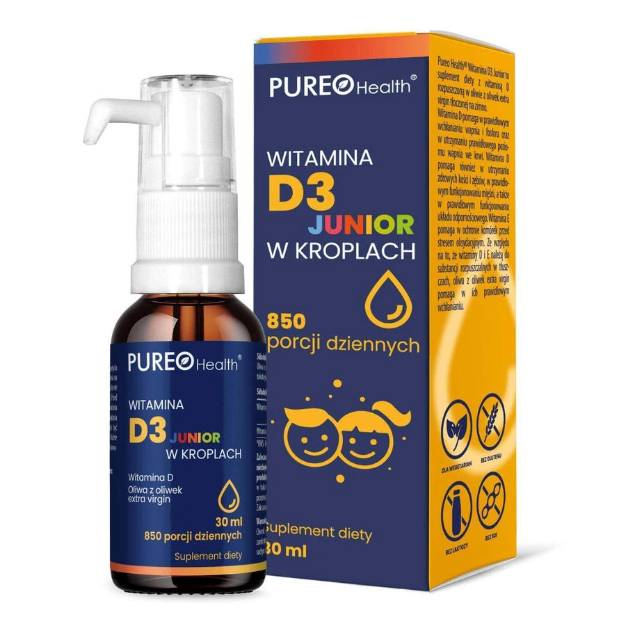 Pureo Health Витамин D3 4000IU, капли, 30 мл: цены и характеристики