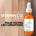 Подарунковий набір La Roche-Posay Toleriane Сироватка для обличчя проти зморшок C12 + Сонцезахисний крем Anthelios SPF50+ 45 мл: ціни та характеристики