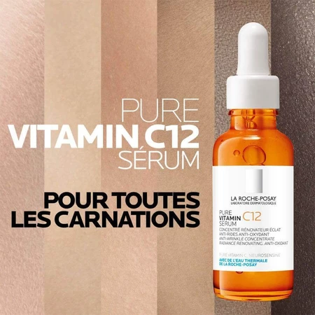 Подарунковий набір La Roche-Posay Toleriane Сироватка для обличчя проти зморшок C12 + Сонцезахисний крем Anthelios SPF50+ 45 мл: ціни та характеристики