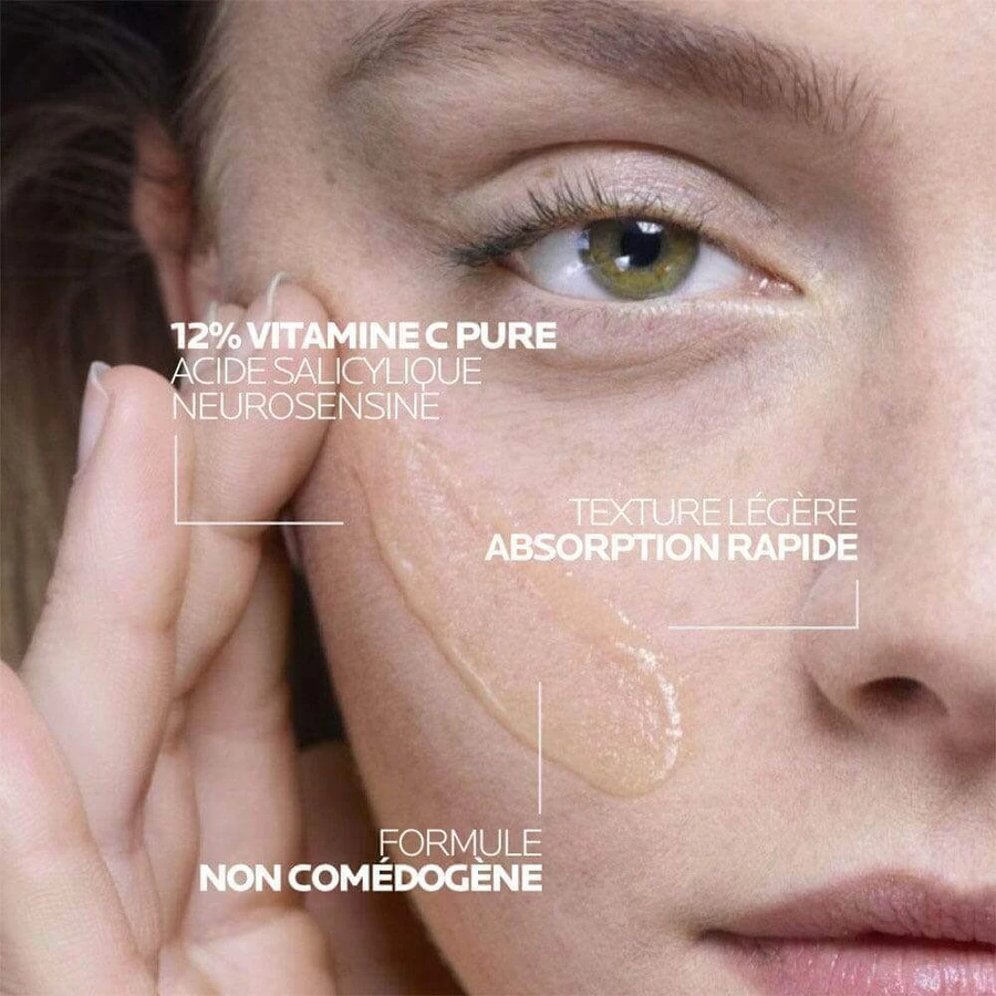 Подарунковий набір La Roche-Posay Toleriane Сироватка для обличчя проти зморшок C12 + Сонцезахисний крем Anthelios SPF50+ 45 мл: ціни та характеристики