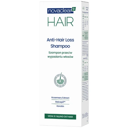 Novaclear Hair, шампунь від випадіння волосся, 250 мл: ціни та характеристики