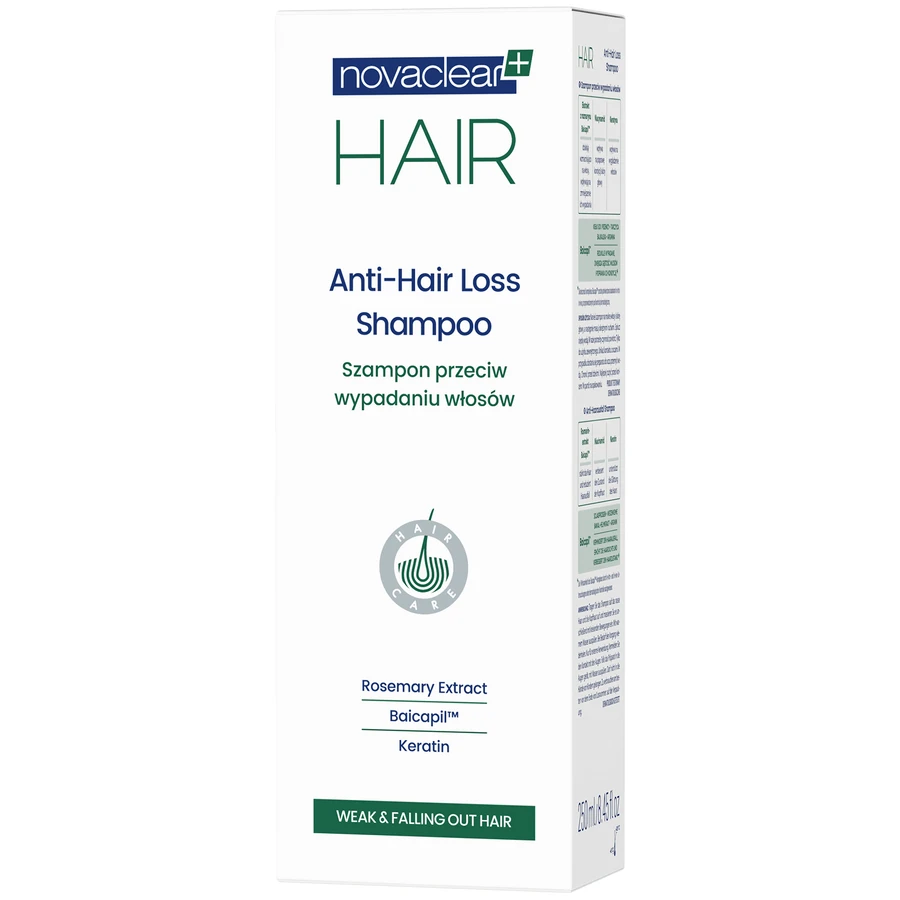 Novaclear Hair, шампунь від випадіння волосся, 250 мл: ціни та характеристики