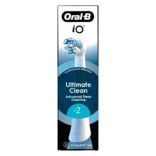 Белые насадки для электрической зубной щетки iO Ultimate Clean, 2 шт, Oral-B
