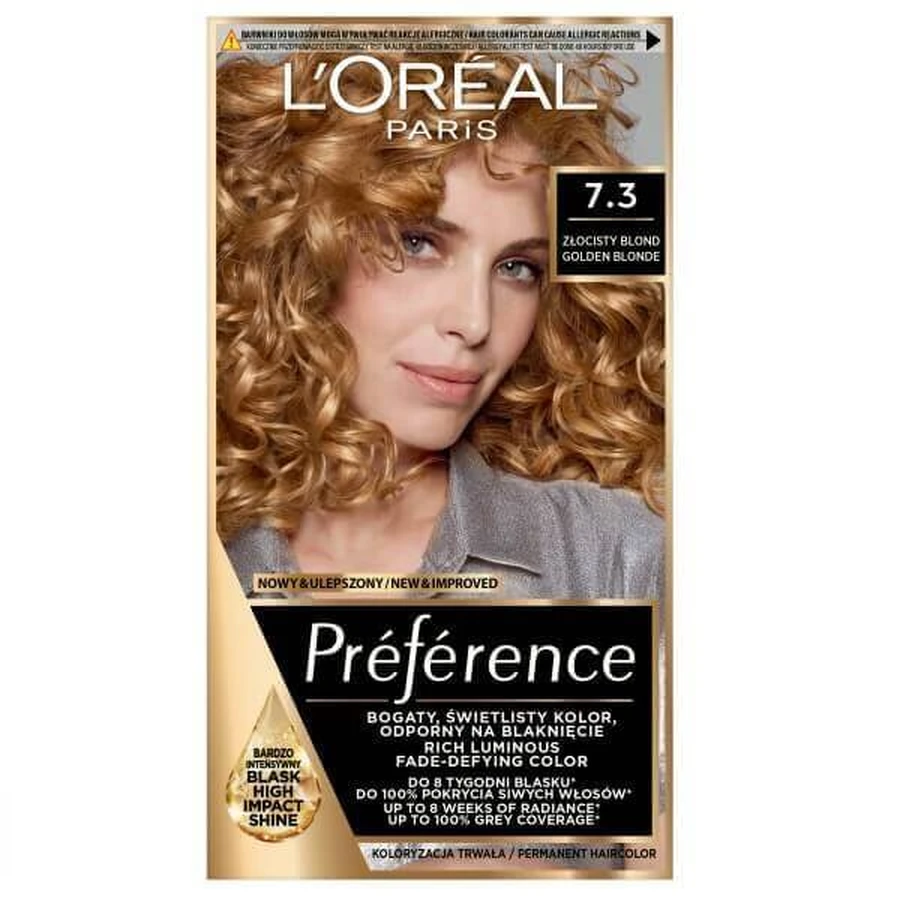 L Oreal Paris Улюблений колір волосся 7.3 Золотистий блонд: ціни та характеристики