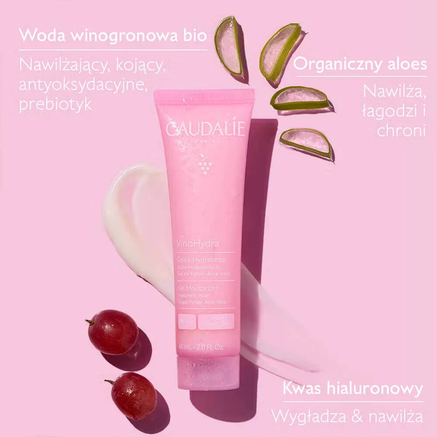 Caudalie VinoHydra, увлажняющий крем-гель для лица, 60 мл: цены и характеристики