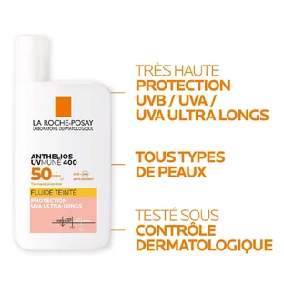 La Roche-Posay Anthelios Fluid Uvmune 400 Spf50+ Tinted Protection with Perfume 50ml