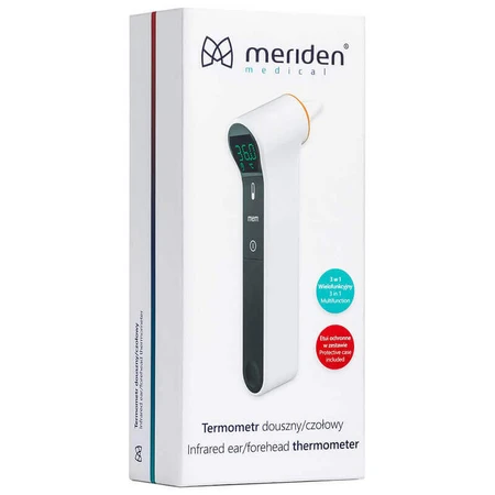 Meriden TM-19, безконтактний інфрачервоний термометр для чола та вуха: ціни та характеристики