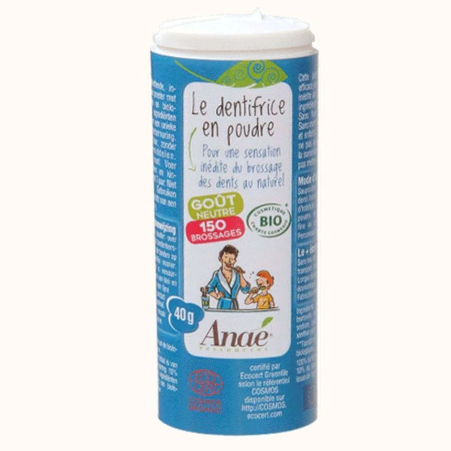 Anae Organic Зубная паста Порошок с нейтральным вкусом 40 г: цены и характеристики