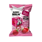 Bunny Ninja Fruit Fluk, фруктовий снек, яблучно-малиновий, 15 г