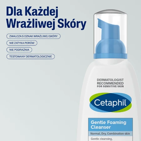 Cetaphil, spumă ușoară de curățare facială, ten normal, uscat și mixt, 236 мл + cremă hidratantă facială cu acid hyaluronic, cremă de noapte, 48 ml gratuit: цены и характеристики