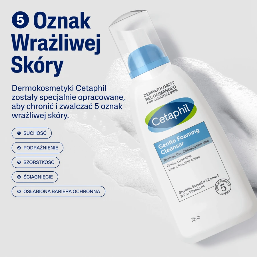 Cetaphil, spumă ușoară de curățare facială, ten normal, uscat și mixt, 236 мл + cremă hidratantă facială cu acid hyaluronic, cremă de noapte, 48 ml gratuit: цены и характеристики