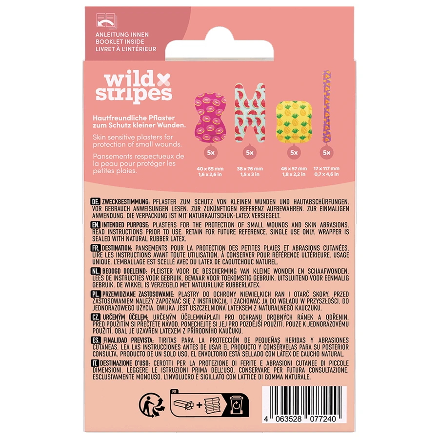 Wild Stripes Finger Flexi, пластирі для пальців, 20 шт.: ціни та характеристики