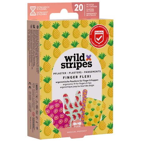 Wild Stripes Finger Flexi, пластирі для пальців, 20 шт.: ціни та характеристики