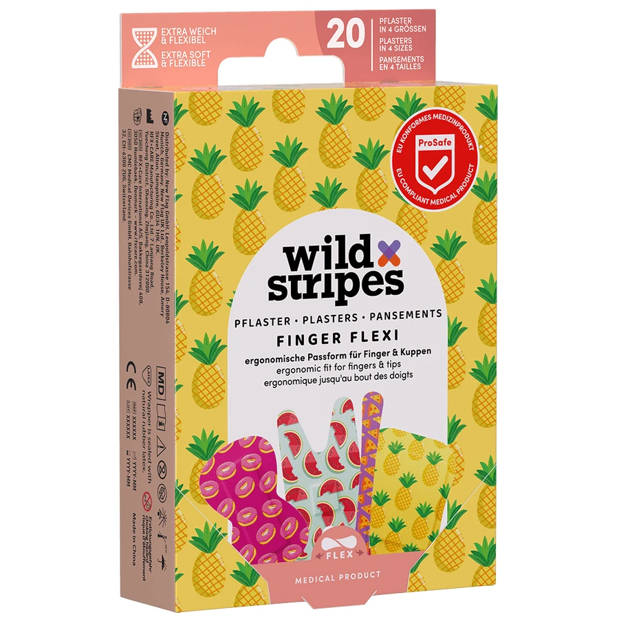 Wild Stripes Finger Flexi, пластирі для пальців, 20 шт.: ціни та характеристики