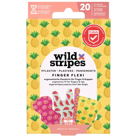 Wild Stripes Finger Flexi, пластирі для пальців, 20 шт.: ціни та характеристики