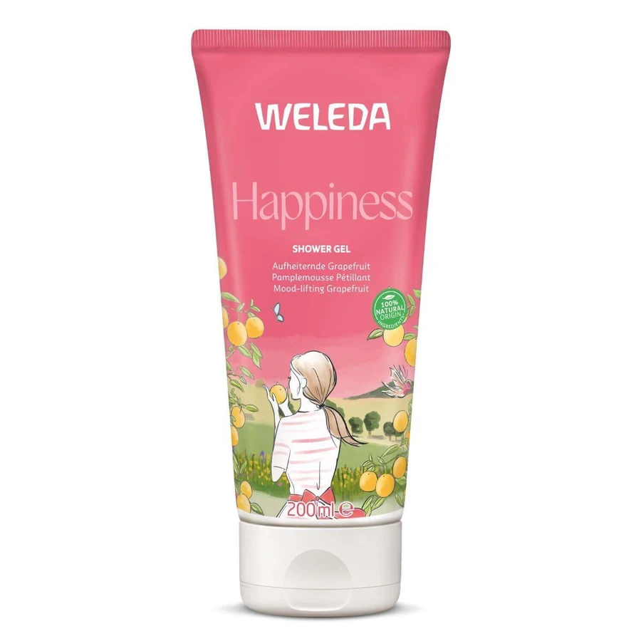 Weleda Щастя, гель для душу з грейпфрутом, 200 мл: ціни та характеристики