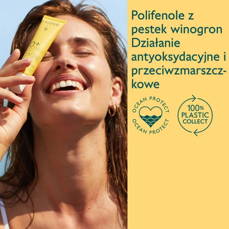 Caudalie Vinosun Protect, невидимий, легкий крем з дуже високим ступенем захисту, SPF 50+, 40 мл + 20 мл безкоштовно: ціни та характеристики