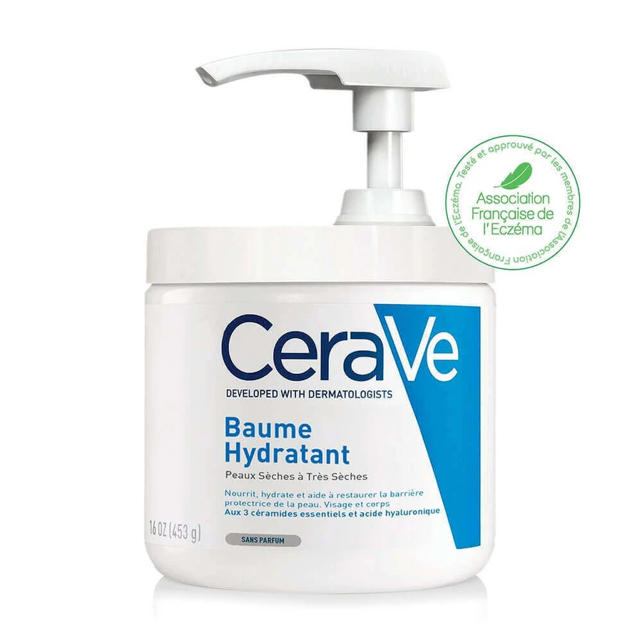 Cerave Body Зволожуючий крем для обличчя та тіла з дозатором для сухої та дуже сухої шкіри 454г: ціни та характеристики