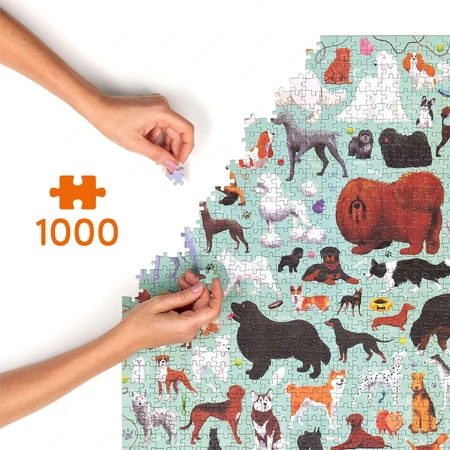 CzuCzu Puzzlove Собаки, сімейний пазл, 1000 елементів: ціни та характеристики