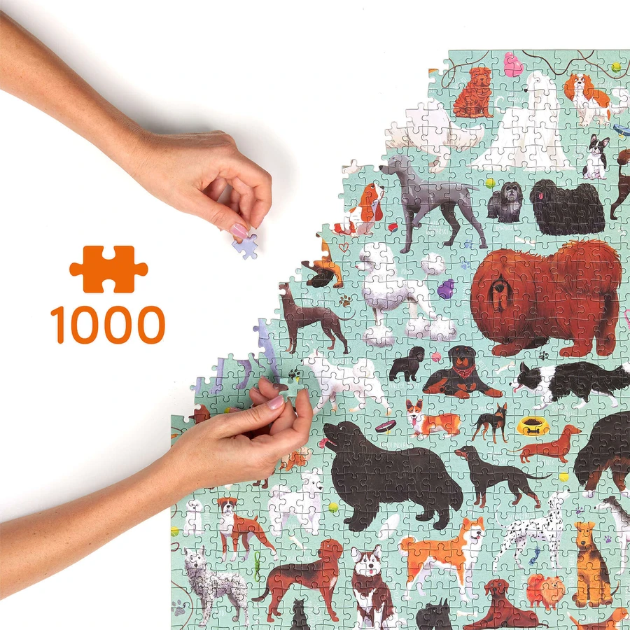 CzuCzu Puzzlove Собаки, сімейний пазл, 1000 елементів: ціни та характеристики