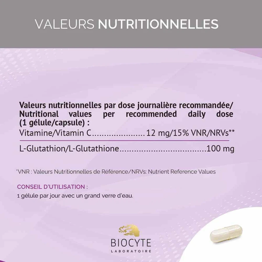 Biocyte Глутатион липосомальный 30 гелей: цены и характеристики