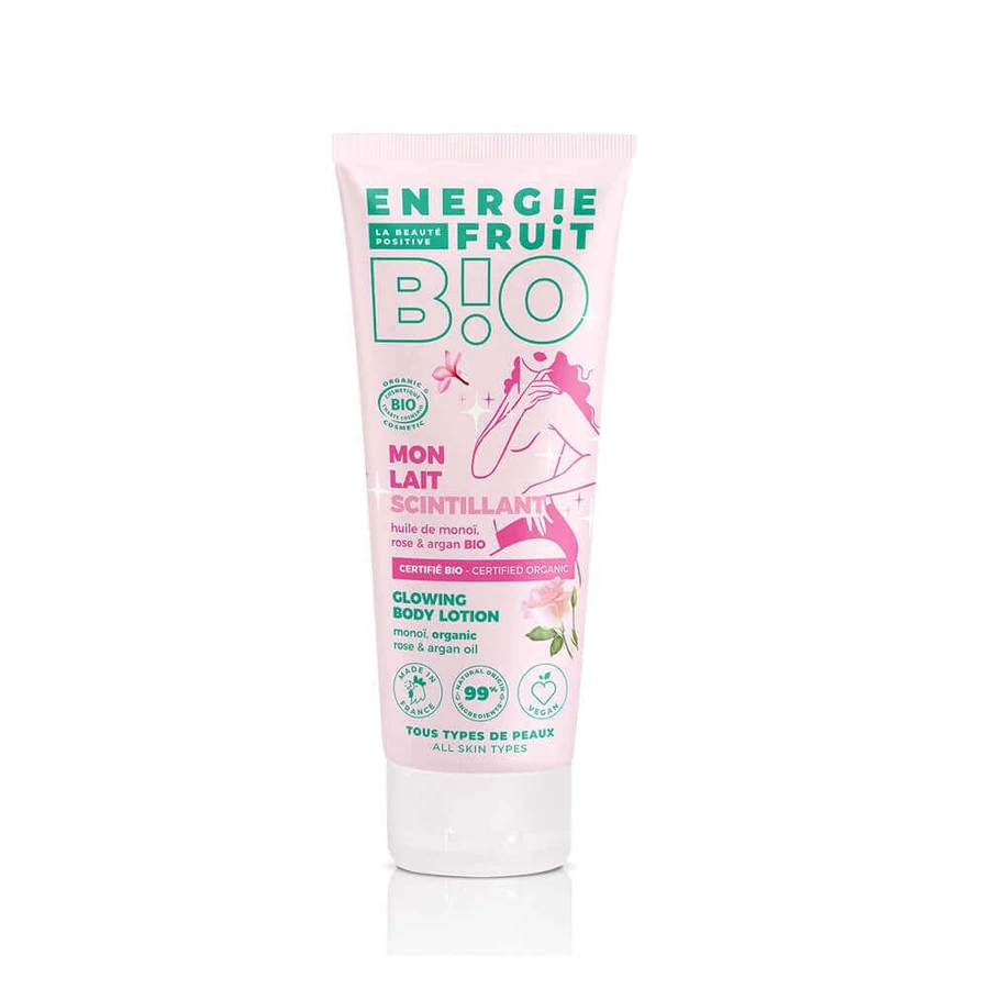 Молочко для тіла Energie Fruit Scintillant Сертифіковане органічне молочко для тіла з моноі, троянди та арганової олії SCINTILLANT MONOÏ ROSE 200 мл: ціни та характеристики