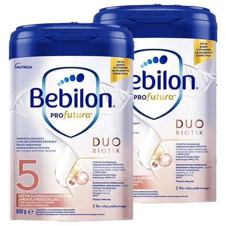 Набір Bebilon Profutura DuoBiotik 5, поживна молочна суміш, для дошкільнят, 2 х 800 г: ціни та характеристики