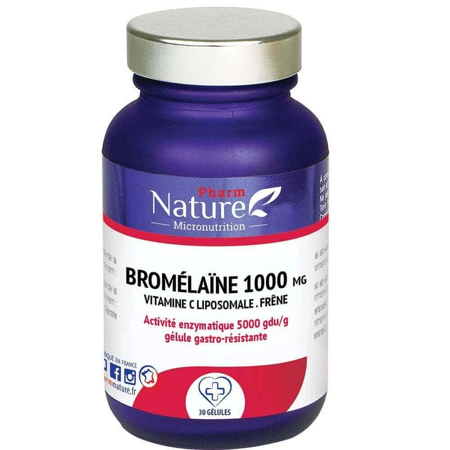 Pharm Nature Micronutrition Бромелайн 1000 мг 30 капсул: ціни та характеристики