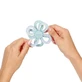 BabyOno, силиконовый прорезыватель, цветок, голубой, с рождения, 1 шт.