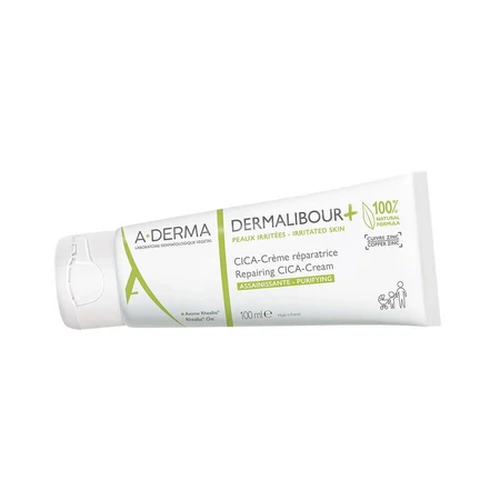 A-Derma Dermalibour+ Cica - Очищуючий відновлюючий крем Peaux Irritées 100мл: ціни та характеристики