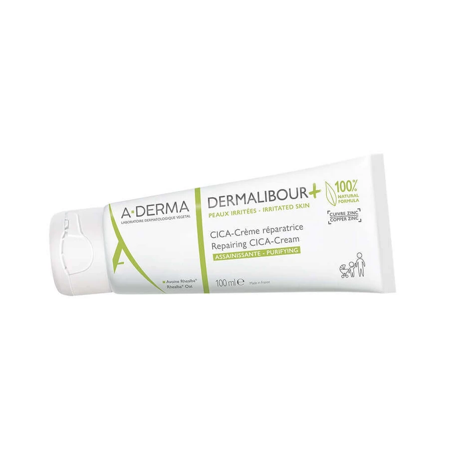 A-Derma Dermalibour+ Cica - Очищуючий відновлюючий крем Peaux Irritées 100мл: ціни та характеристики