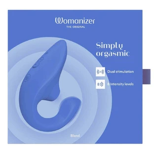 Імпульсний та змішаний повітряний стимулятор Womanizer Point-G Blue